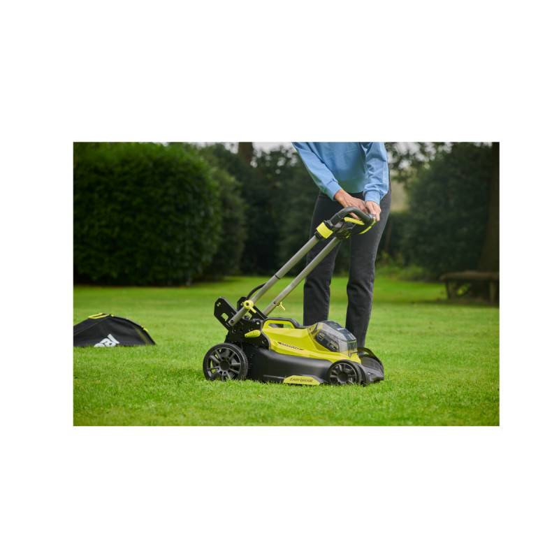 Ryobi - Tondeuse poussée RYOBI 18V Brushless - coupe 40cm - 2 batteries 4,0Ah - 1 chargeur rapide - RY18LMX40C-240 - Image 7