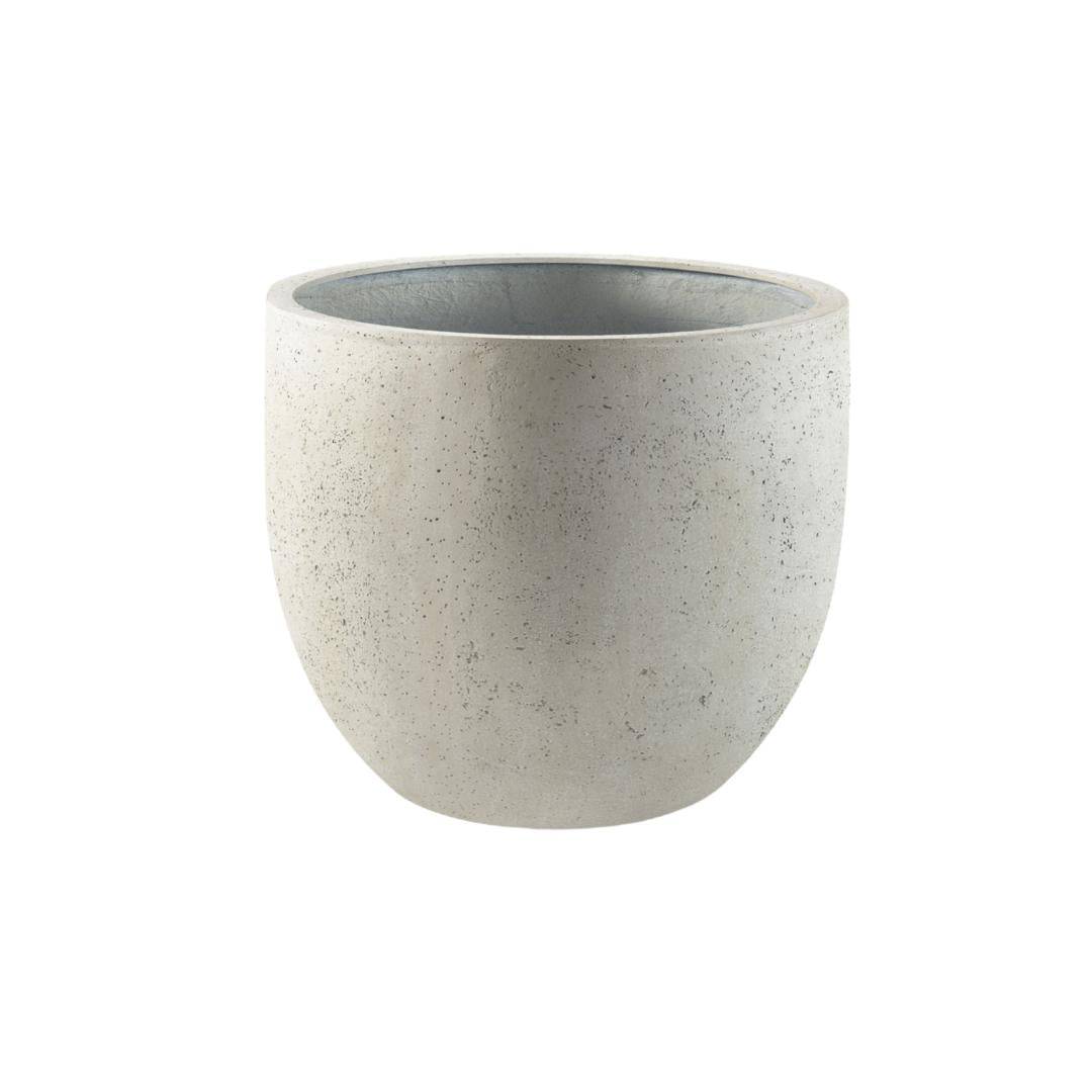 Pot Egg Blanc Antique 65cm- La Green Touch - Image 1