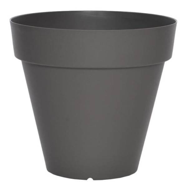 Riviera - Riviera Pot De Fleurs Soleilla - Rond - O 39,2 X 35,8 Cm -gris Paillete - Image 4