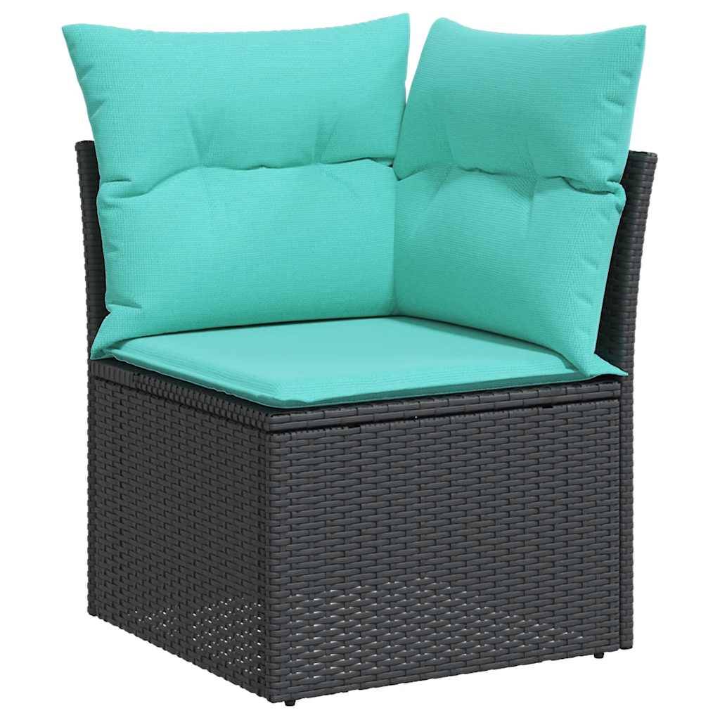 Vidaxl - Salon de jardin avec coussins 9 pcs gris résine tressée acacia vidaXL 3327957 - Image 10