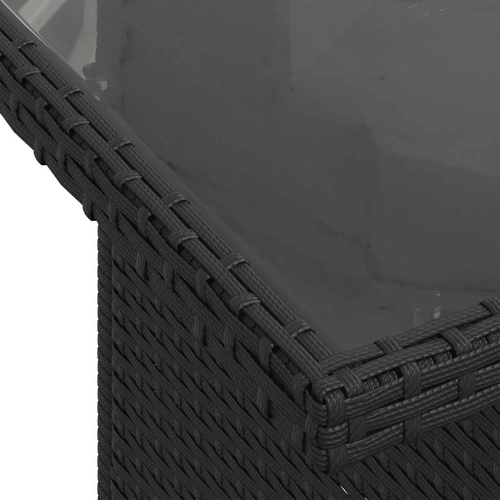 Vidaxl - Salon de jardin avec coussins 9 pcs gris résine tressée acacia vidaXL 3327957 - Image 7