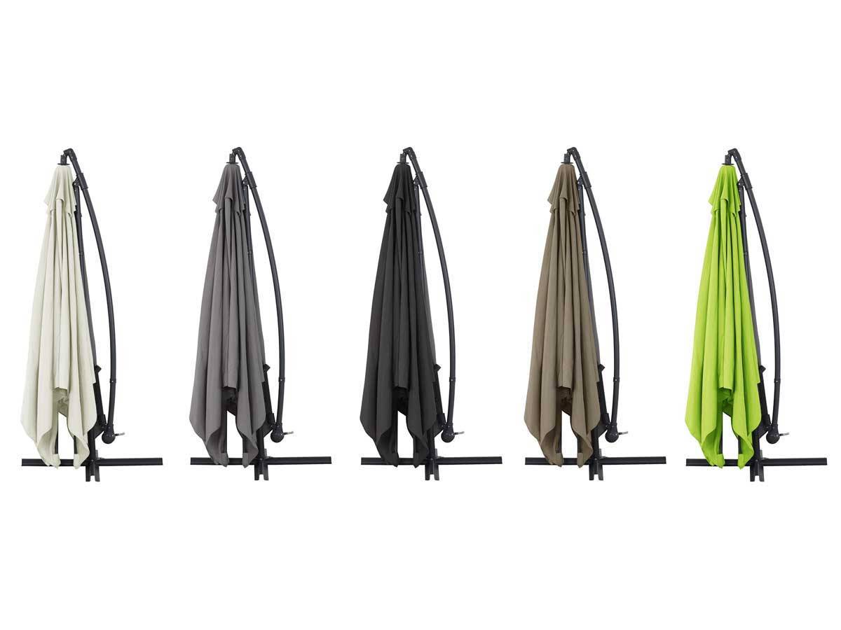 Parasol Jardin Déporté  Alu "ilios 3" - Carré - 3 X3 M - Ecru -habitat Et Jardin - Image 3
