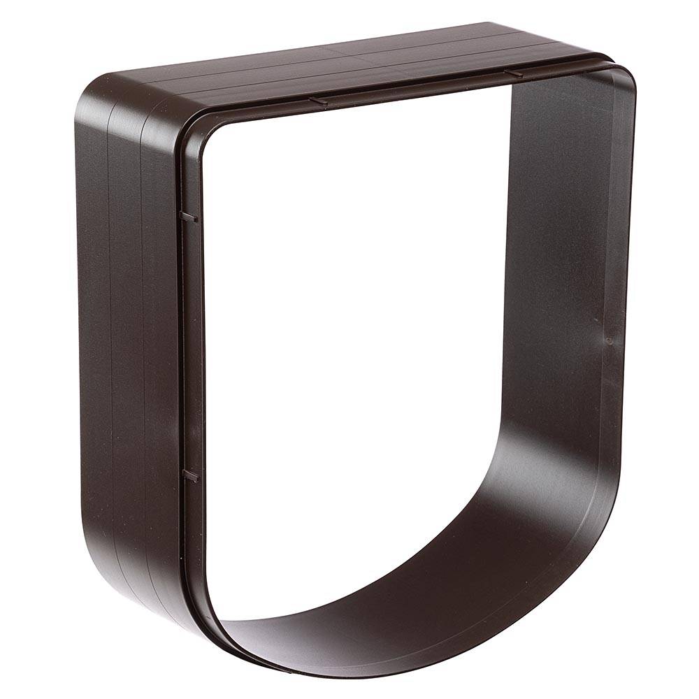 Ferplast - Ferplast Extension pour porte pour petits chiens et chats chatière basculante SWING 3 et 5  EXTENSION, 16,3 x 5 x h 18,4 cm, profondeur 5 cm, Marron - Image 1