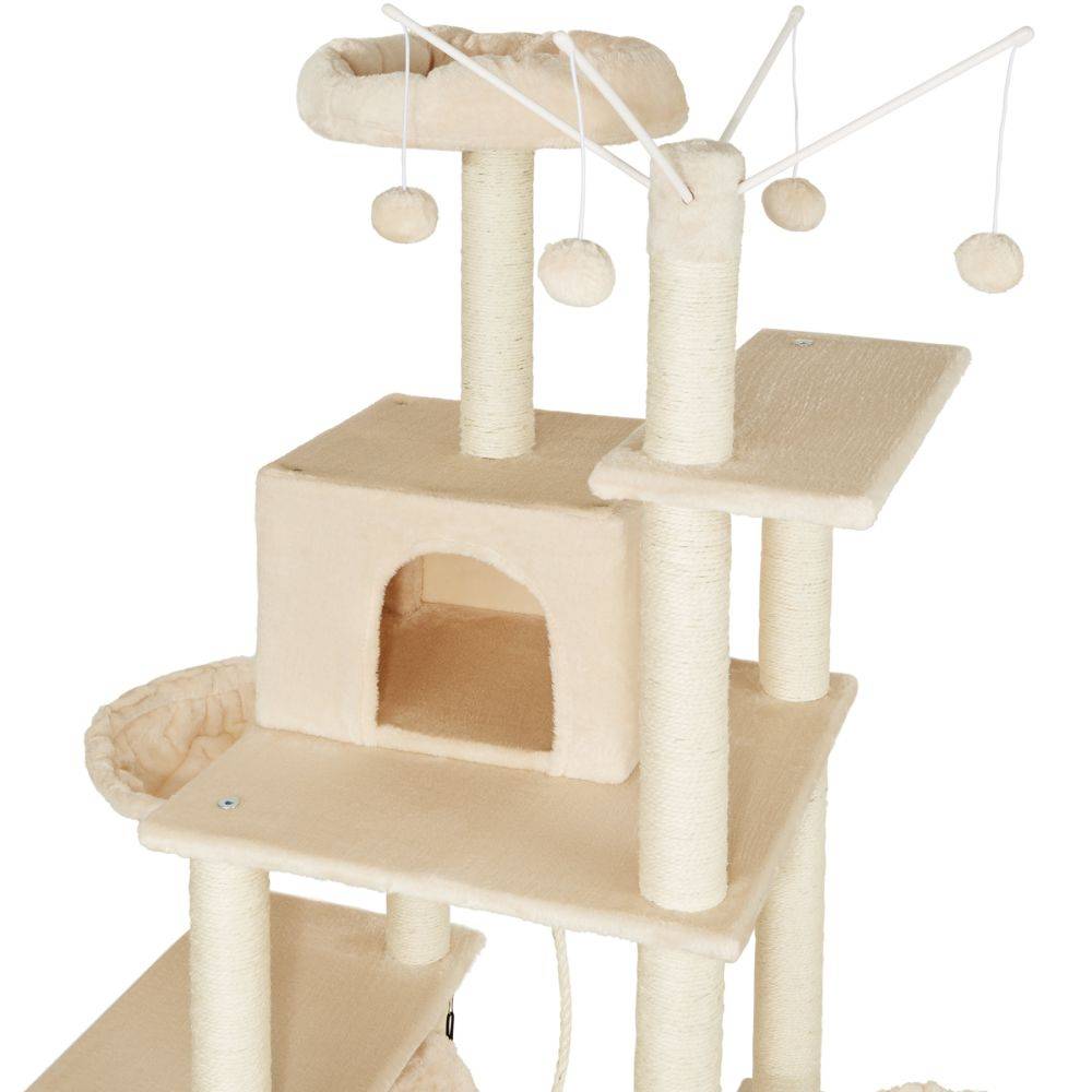 Arbre à chat 165 cm beige - Image 6