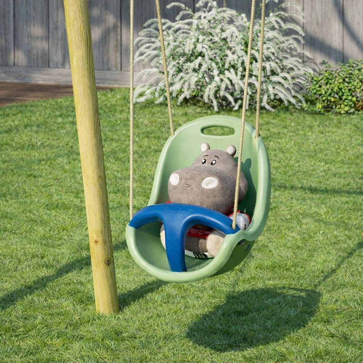 Trigano Jardin - Siège bébé pour portique 1,9 m - 2,5 m bleu/vert pâle Trigano - Image 5