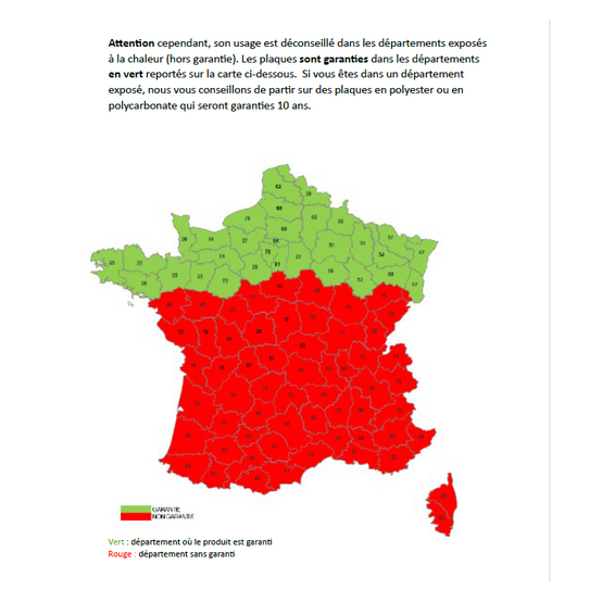 Plaque PVC ondulée (GO 177/51 - grandes ondes) - Coloris - Transparent, Largeur totale de la plaque - 92cm, Longueur totale de la plaque - 2m - Image 4