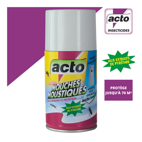 Acto - Acto Aérosol Recharge 250ml - Efficacité et Sécurité contre les Insectes - Image 2