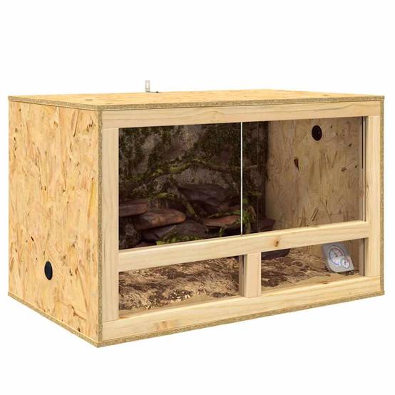 Vidaxl - Terrarium Marron 80 x 50 x 50 cm OSB vidaXL 876722 - Image 4