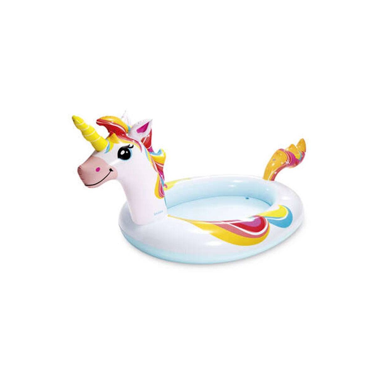 Piscine Fontaine Enfant "Licorne" 254cm Multicolore