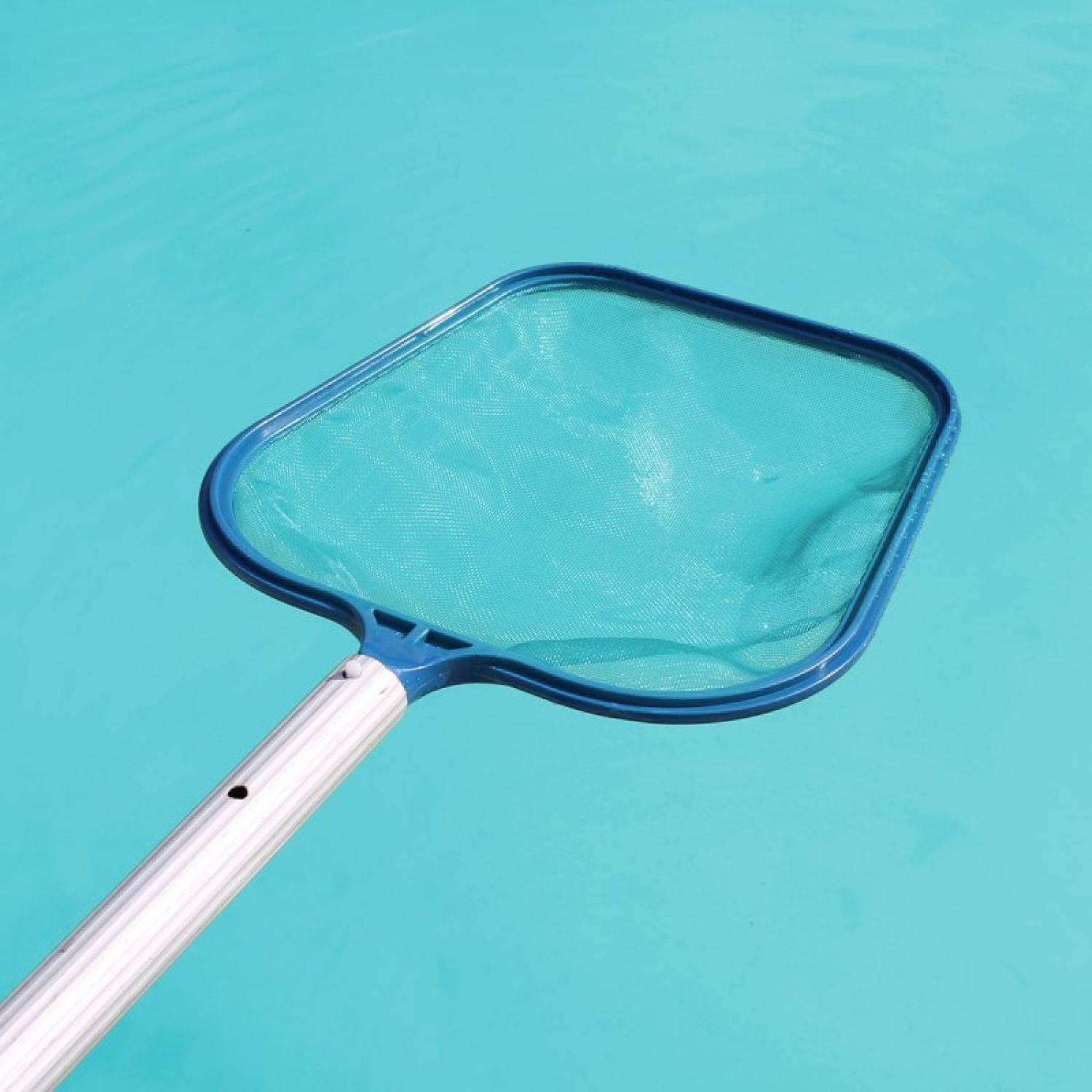 Linxor - Tête d'épuisette de surface bleu pour piscine adaptable sur manche standard ou télescopique - Linxor - Image 3