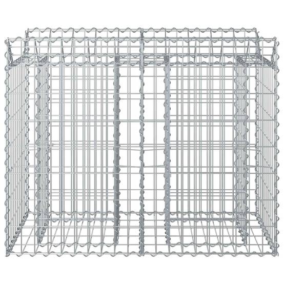 PANGIVO - Lit surélevé gabion Acier galvanisé Argenté 100 x 50 x 80 cm - PANGIVO - Image 5