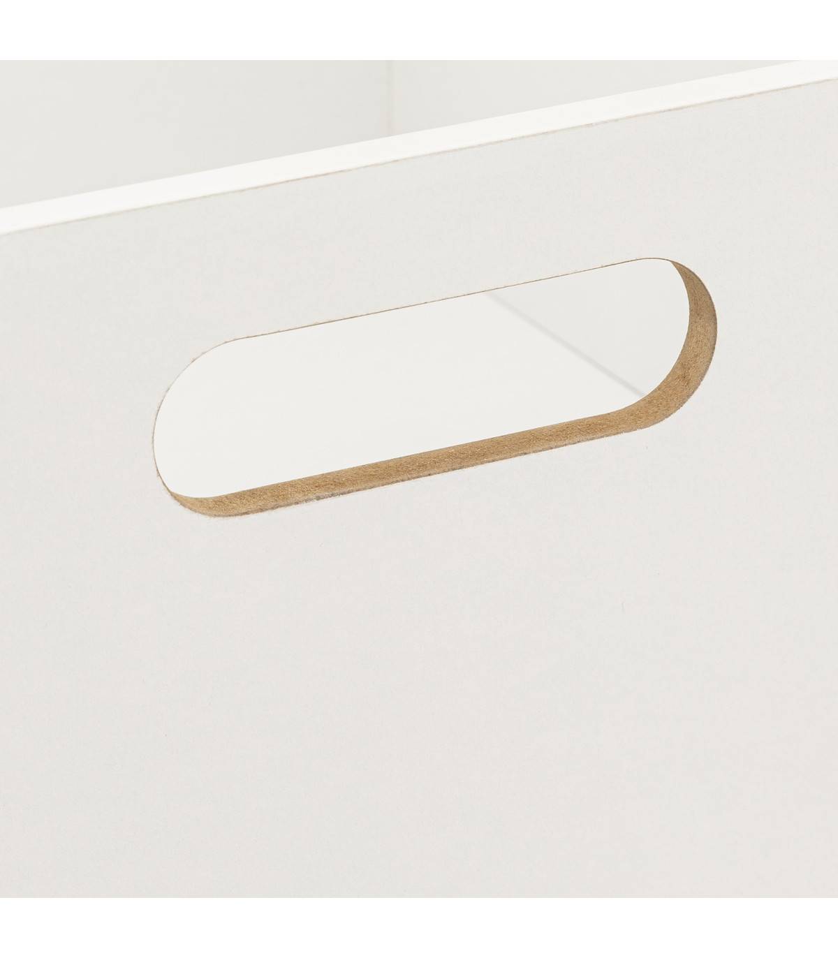 Boîte de rangement en Bois Blanc 31 x 31 x 15 cm