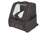 Sac de transport sac à dos pour chat chien lapin fenêtre dos ventilé noir - Image 5