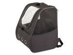 Sac de transport sac à dos pour chat chien lapin fenêtre dos ventilé noir - Image 7