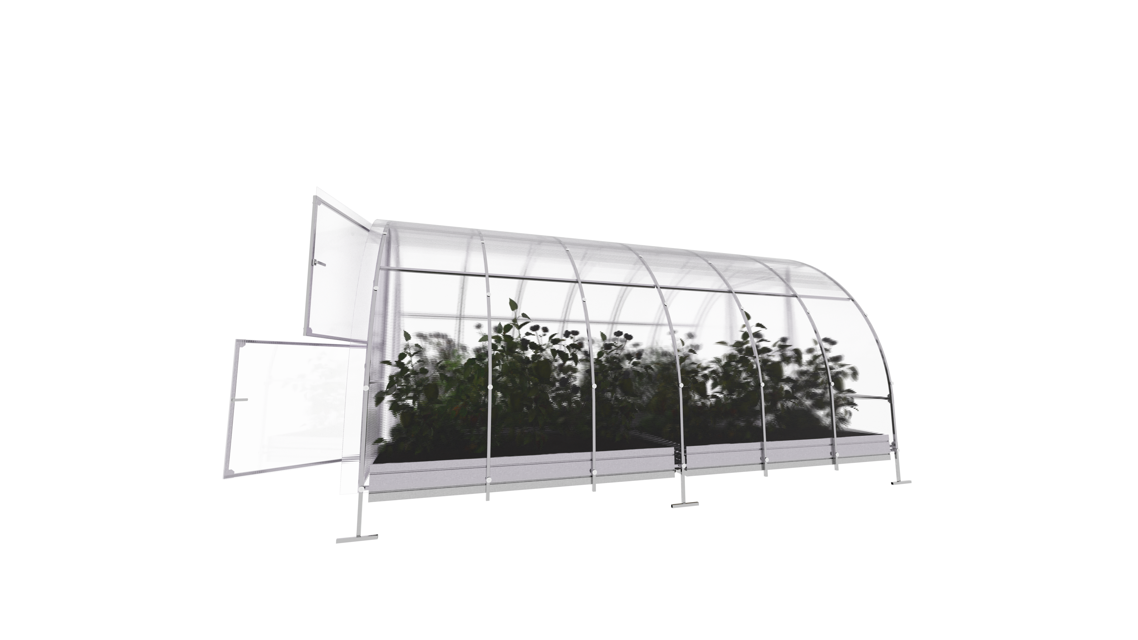 KLASIKA GREENHOUSES - Serre KLASIKA EASY 3 x 4 m (12 m²), 4 mm avec revêtement en polycarbonate - Image 4