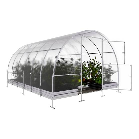 Serre KLASIKA EASY 3 x 4 m (12 m²), 4 mm avec revêtement en polycarbonate - Image 4