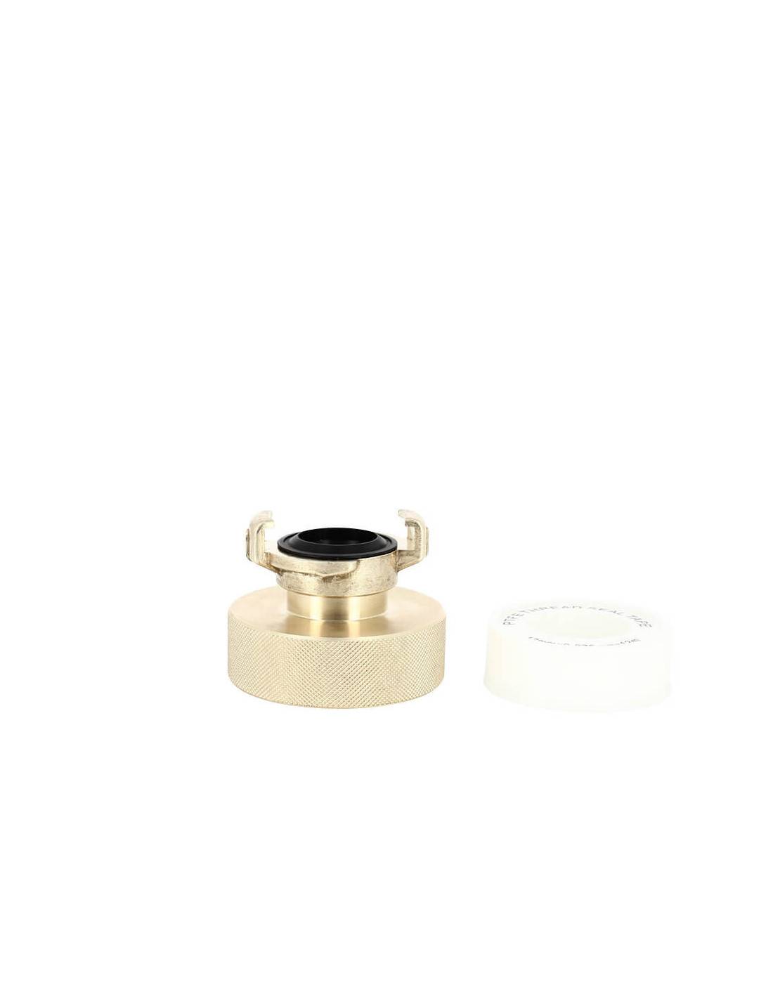 Raccord cuve eau S60X6 laiton - Raccord express mâle - Image 3