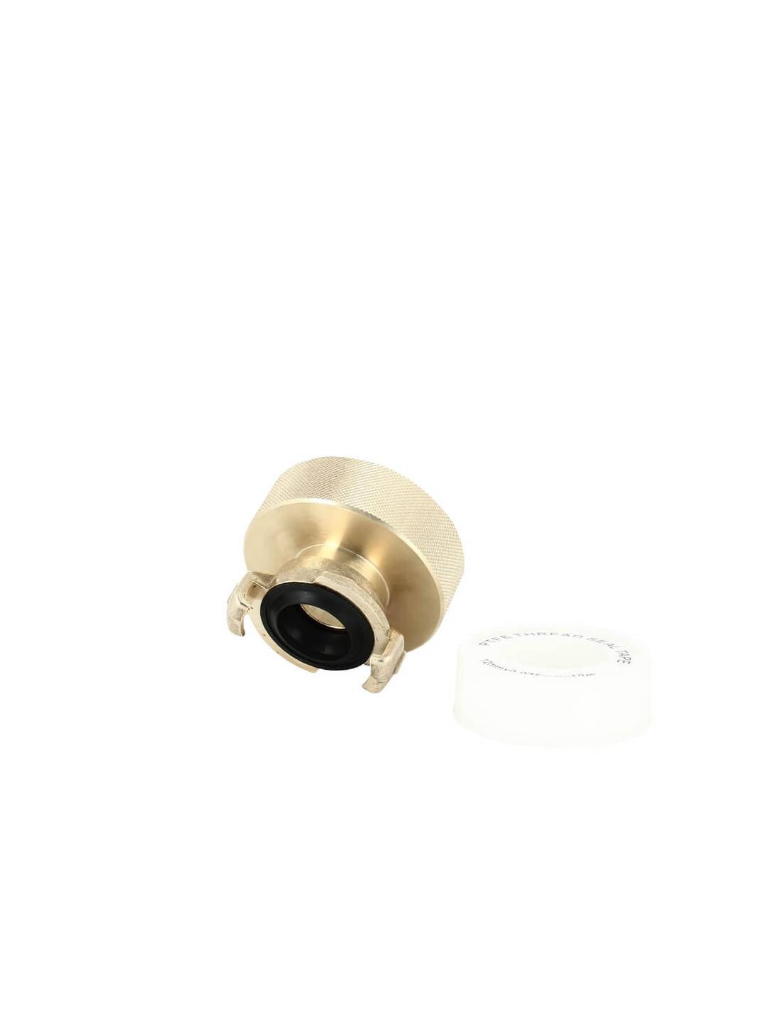 Raccord cuve eau S60X6 laiton - Raccord express mâle - Image 1