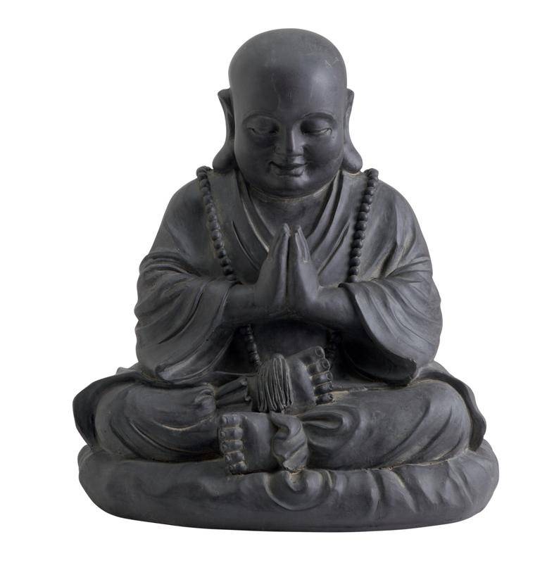Nortène - Statue décorative HAPPY BUDDHA en fibre de verre et argile - 53 cm Nortene - Image 1