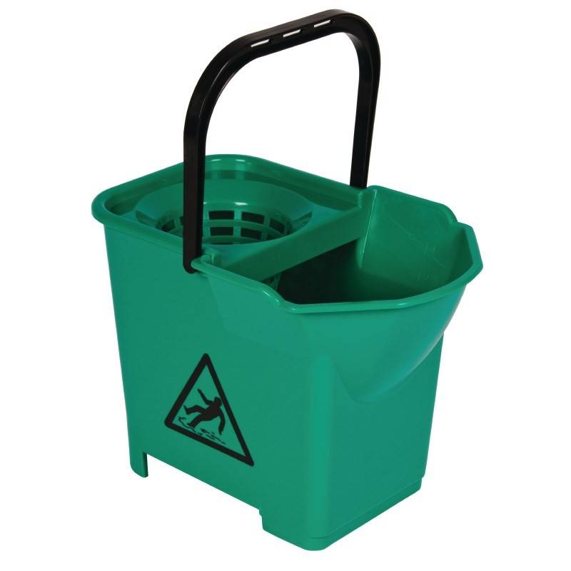 Seau essoreur code couleur vert Jantex - Image 1