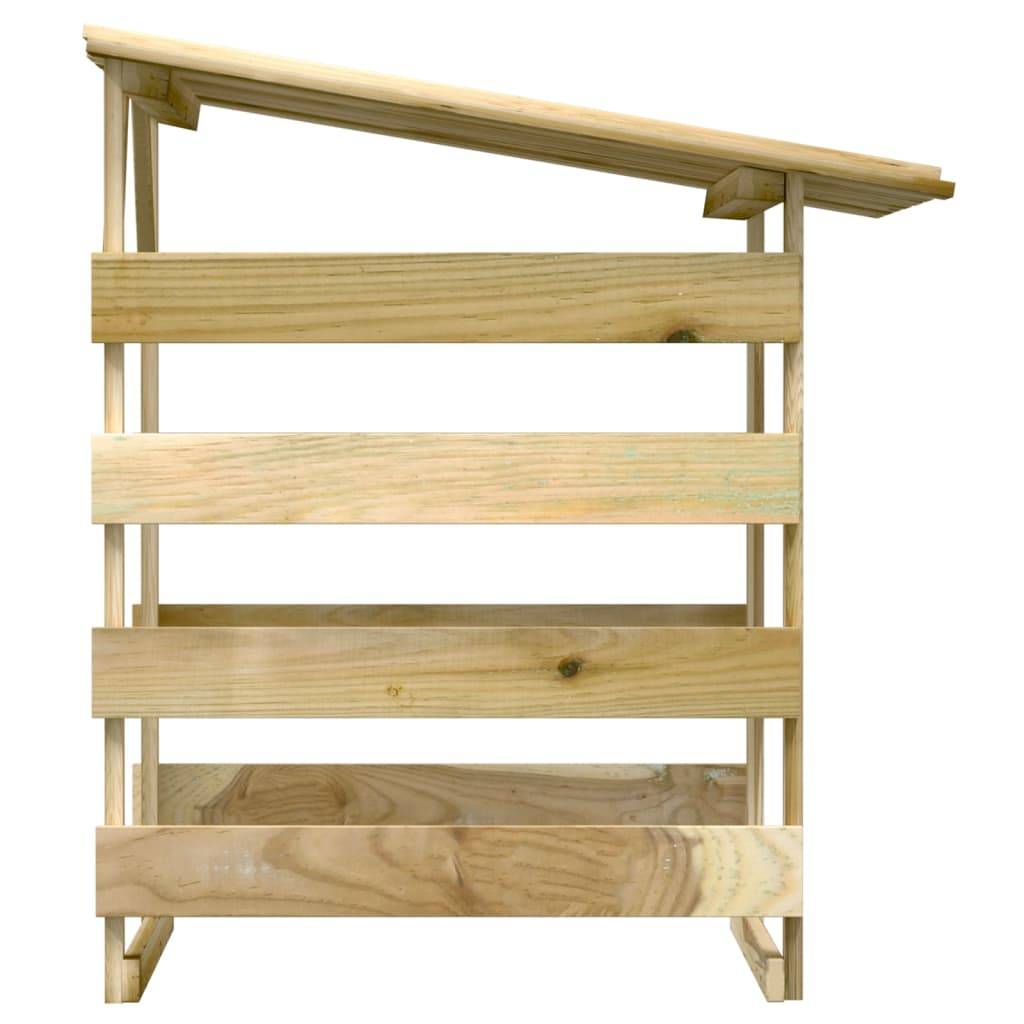 Maison Chic - Pergola - Tonnelle de jardin avec toit 100x90x100 cm Bois de pin imprégné il190 - Image 4