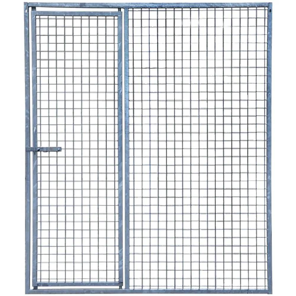 Panneau de chenil maille carrée 1,5m avec porte - Hauteur 184 cm - Image 1