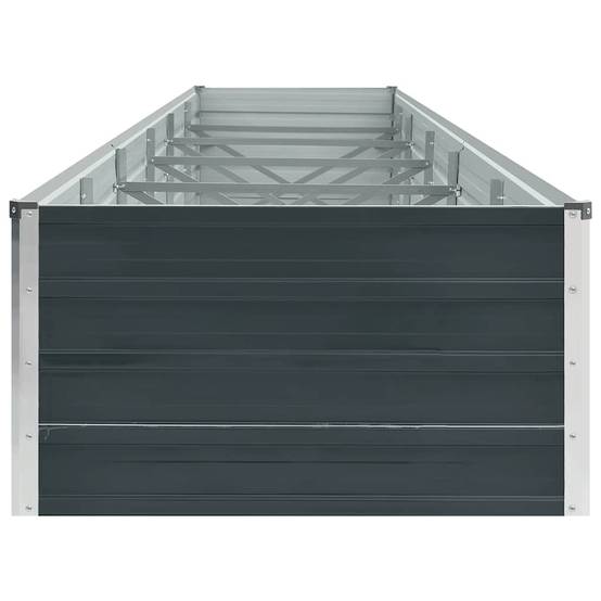 PANGIVO - Lit surélevé de jardin Acier galvanisé Anthracite 480 x 80 x 45 cm - PANGIVO - Image 5
