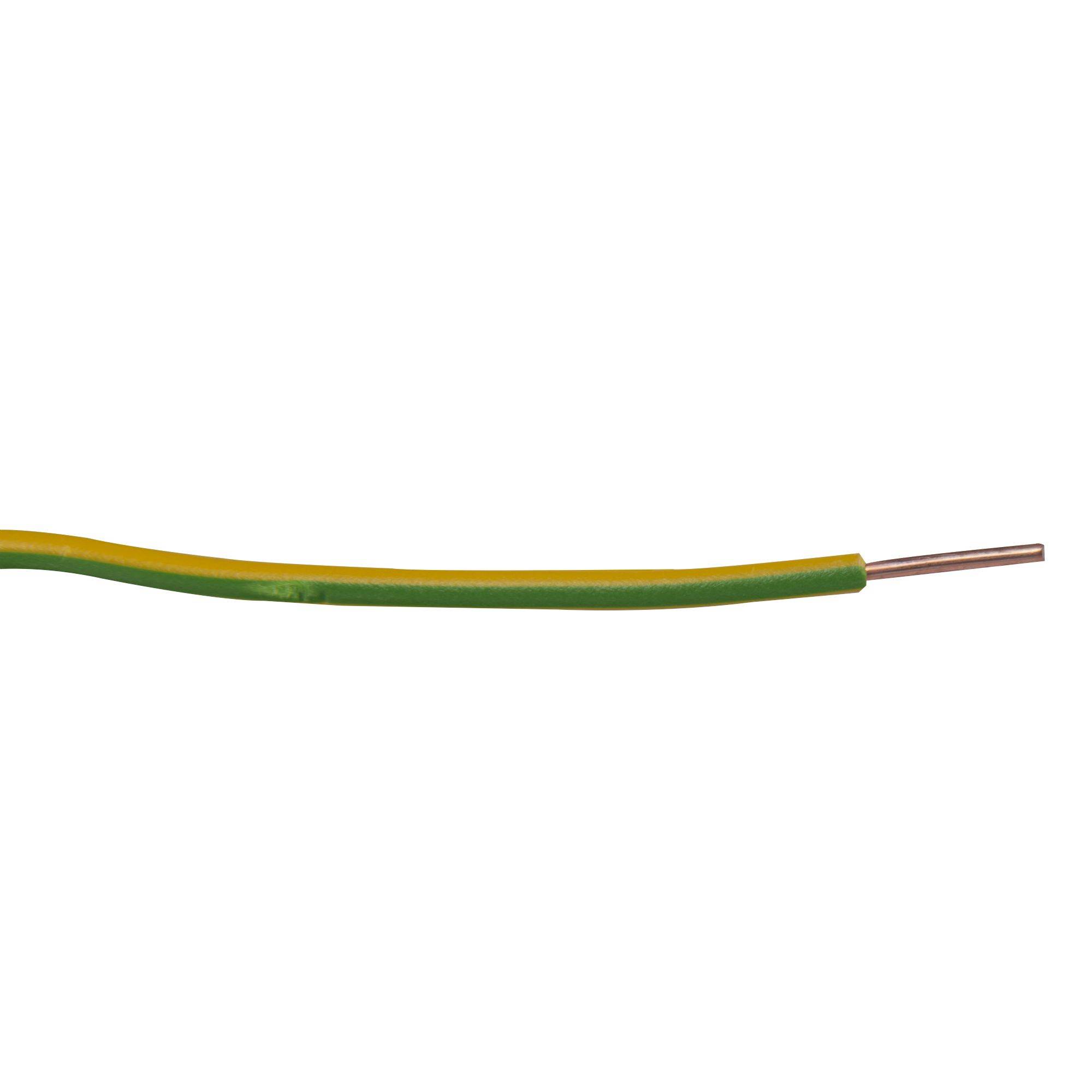 Zenitech - Câble électrique HO7V-U 1,5 mm2 jaune 10 m - Image 4
