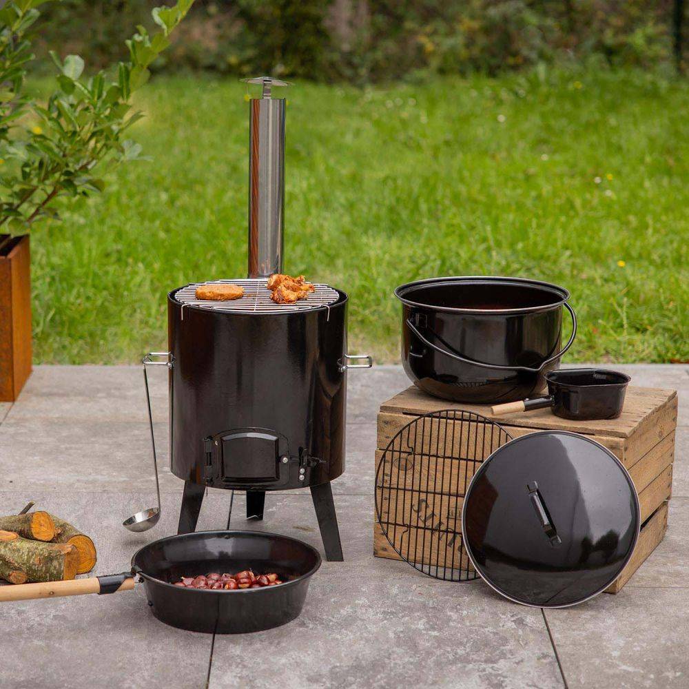 Esschert Design - Ensemble de cuisson pour l'extérieur - Image 2