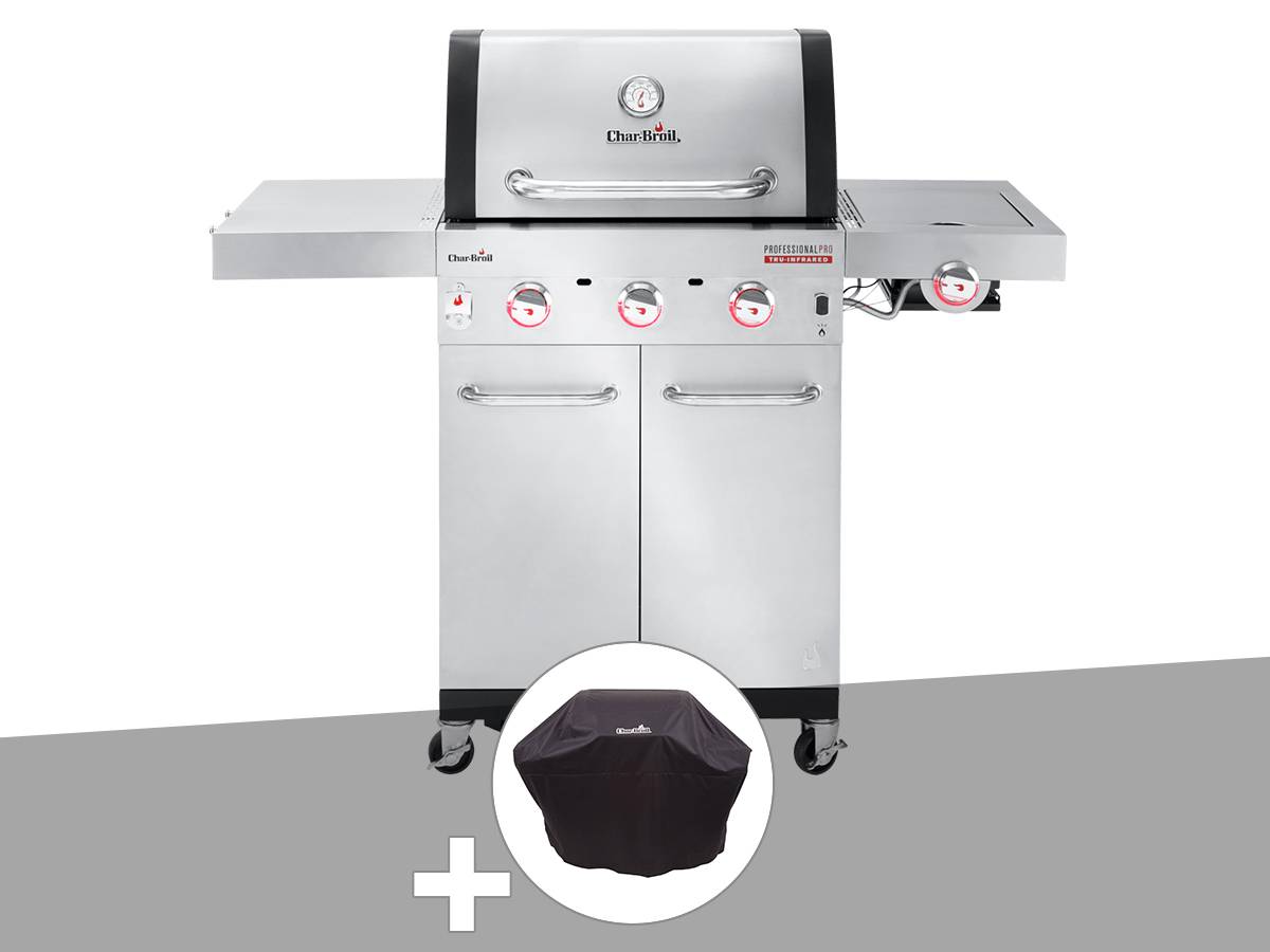 Char-broil - Barbecue à gaz Professional Pro S 3 + Housse de protection - Char-Broil - Image 1
