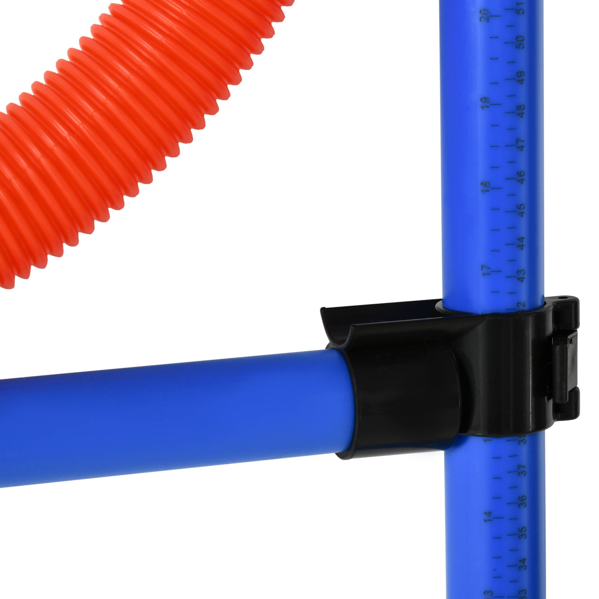 ComfortXL - Kit agilité chien à tubes légers bleu et rouge 3-en-1 pour entraînement réglable - ComfortXL Outdoor Living - Image 9