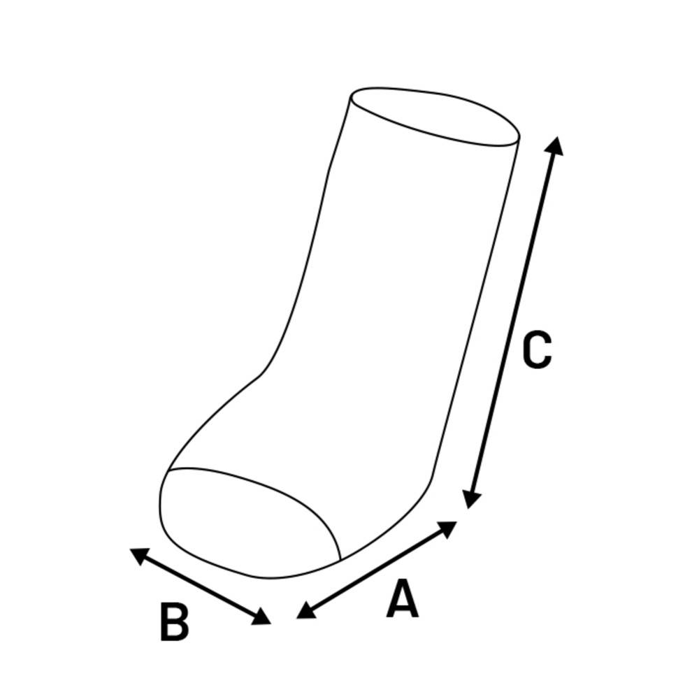 Chaussettes Asia taille M 4 pièces Grise pour chien - Image 6