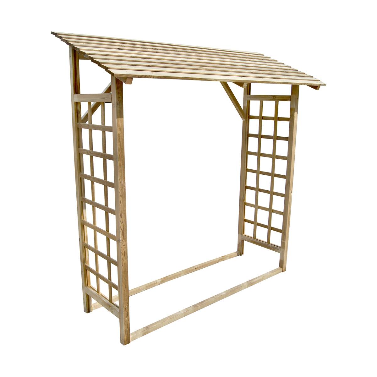 Abri bûches en bois Berlin - 1 stère - Cémonjardin - Image 1