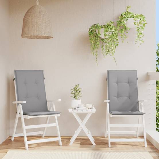 Coussin monobloc polyester gris 120 x 50 x 3 cm - Prolenta premium p329.5 - Image 2