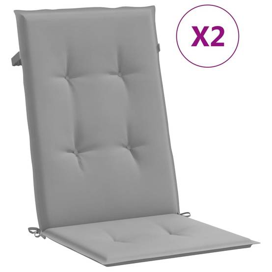 Coussin monobloc polyester gris 120 x 50 x 3 cm - Prolenta premium p329.5 - Image 1
