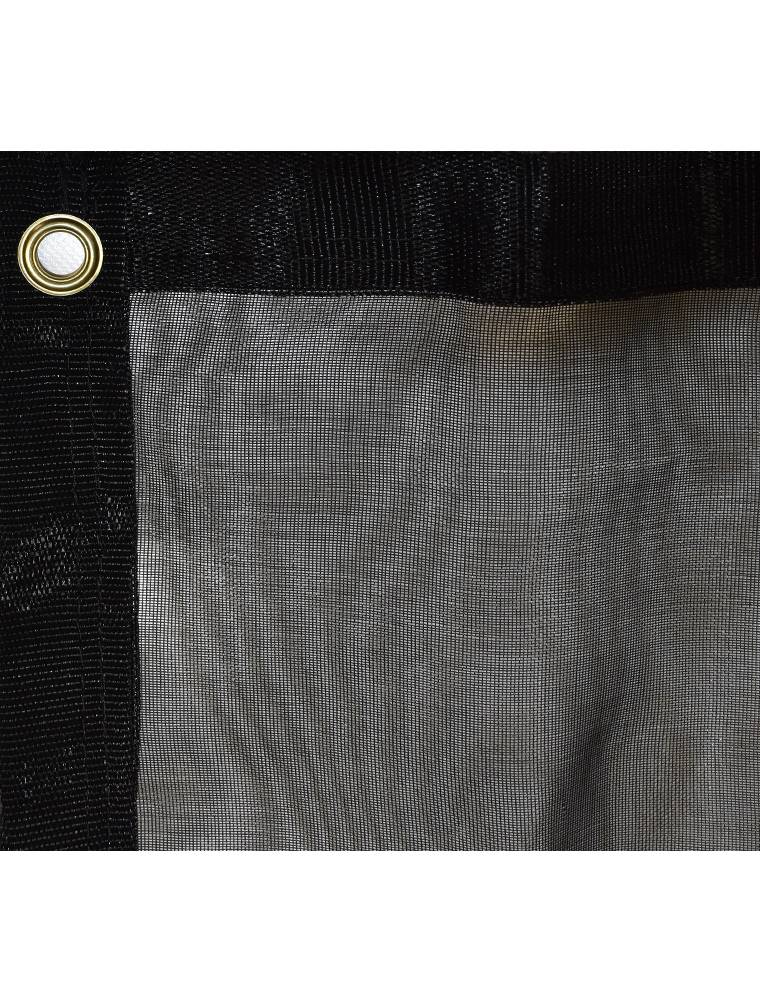 Filet de benne 160g/m² - Tissé - Noir - Sans sandow 3m x 4m Noir