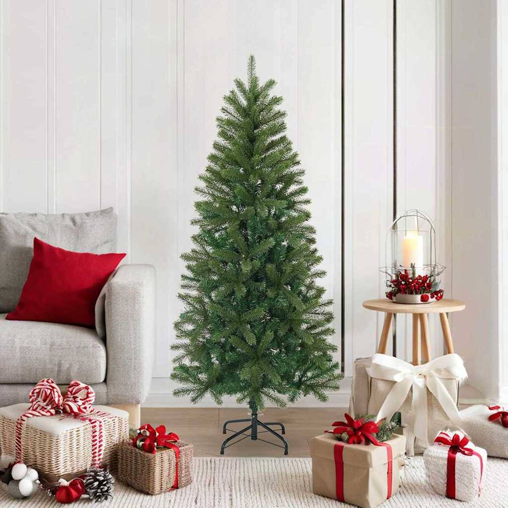 Sapin de Noël | Arbre de Noël artificiel Vert 150 cm PVC, PE et acier Maison Chic - Image 2