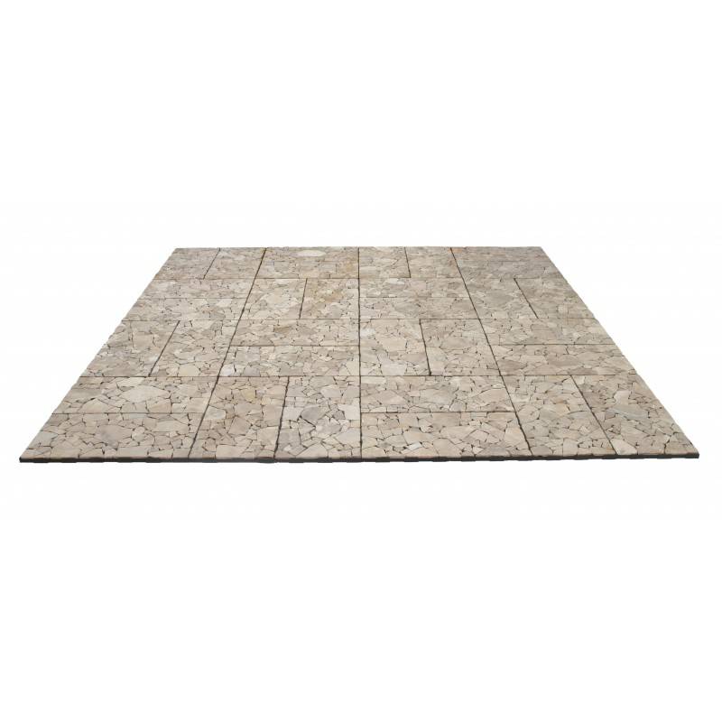 Dalle pierre mosaïque Snap & Go 30x60 cm (lot de 2) - Rose - Snap & Go - Image 5