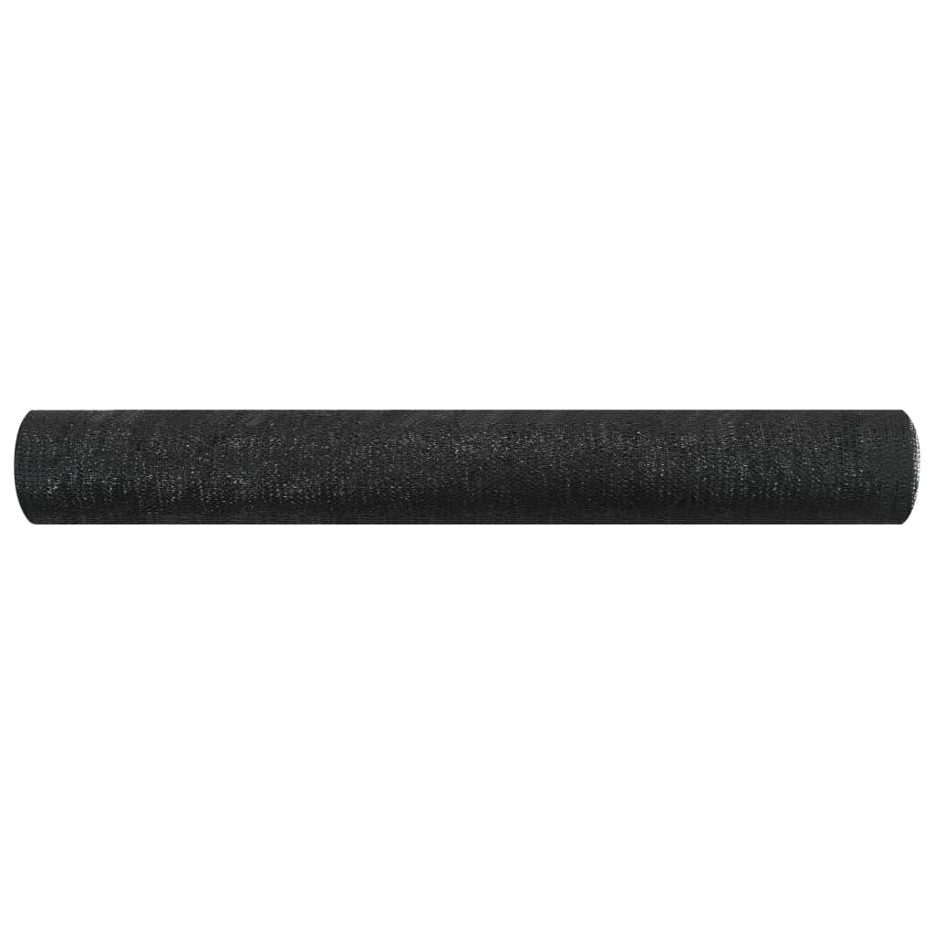 Helloshop26 - Filet brise-vue 1,5x25 m PEHD 75 g/m² noir - Image 2