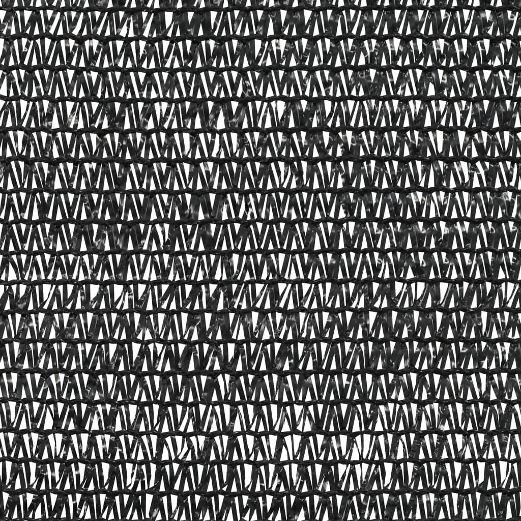 Helloshop26 - Filet brise-vue 1,5x25 m PEHD 75 g/m² noir - Image 4