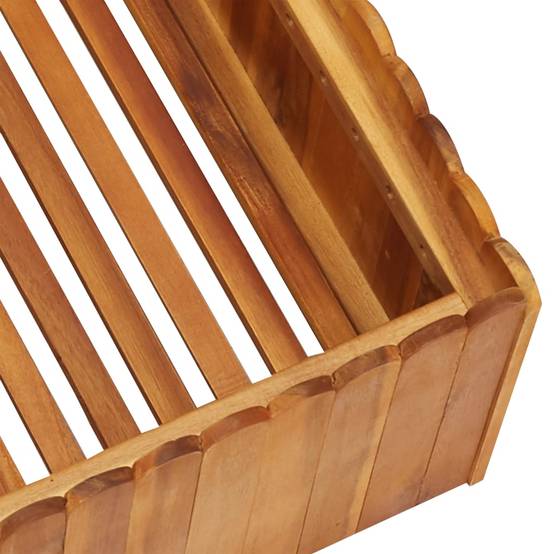 Maison Chic - Jardinière | Lit surélevé de jardin 50x50x25 cm Bois massif d'acacia - Image 4