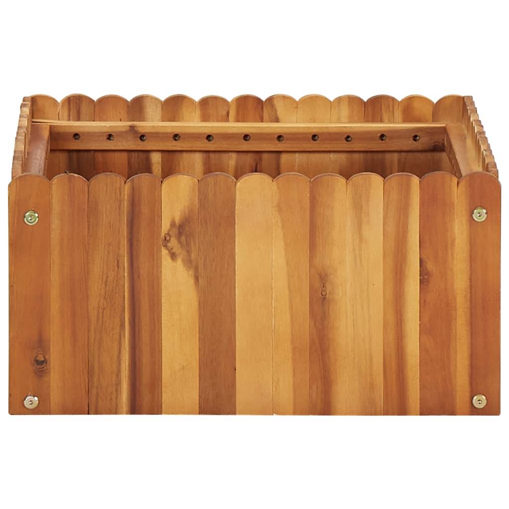 Maison Chic - Jardinière | Lit surélevé de jardin 50x50x25 cm Bois massif d'acacia - Image 1