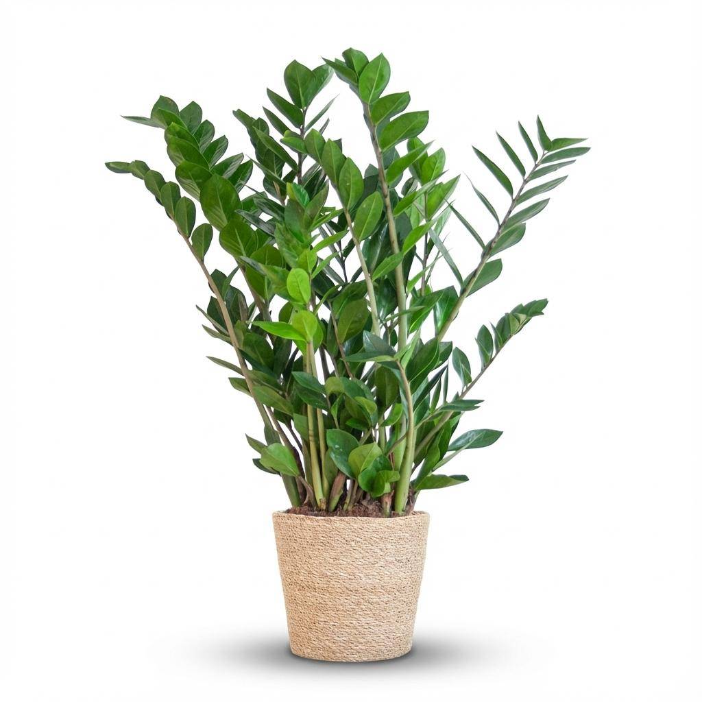 Zamioculcas Zamiifolia - Pot de 21cm - Hauteur 80cm - Panier - Plantes d'intérieur - Image 1