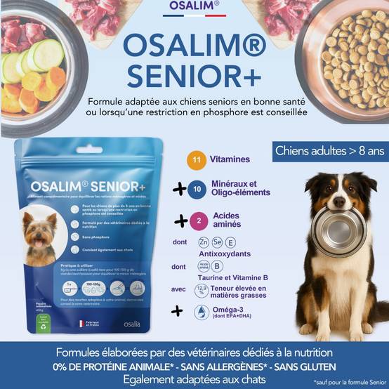 OSALIM® Senior+ Chien - Laboratoire Osalia 400 g - Image 3