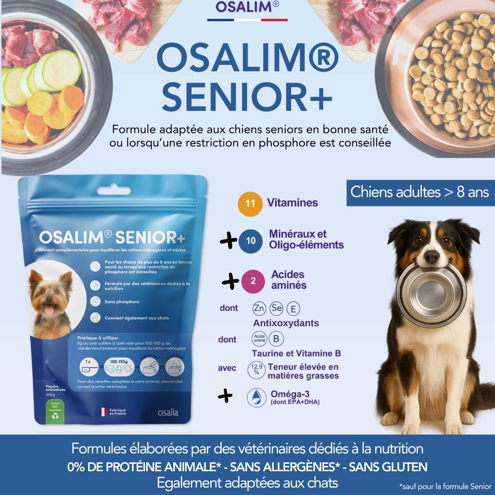 OSALIM® Senior+ Chien - Laboratoire Osalia 400 g - Image 3