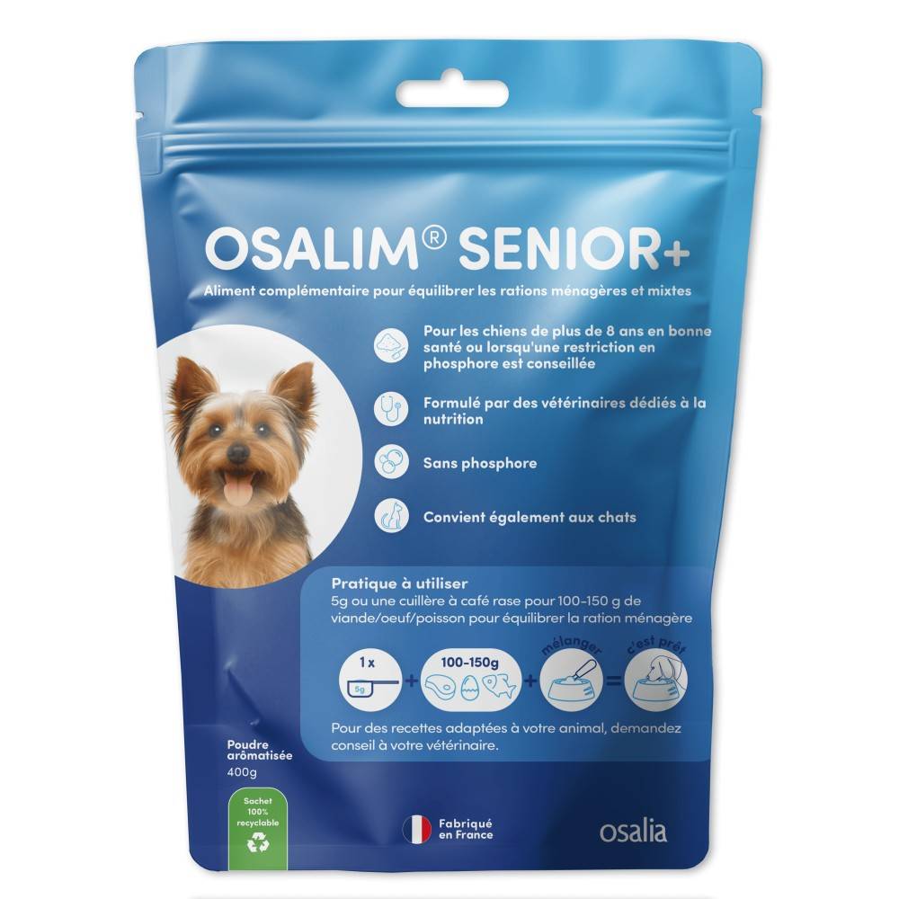 OSALIM® Senior+ Chien - Laboratoire Osalia 400 g