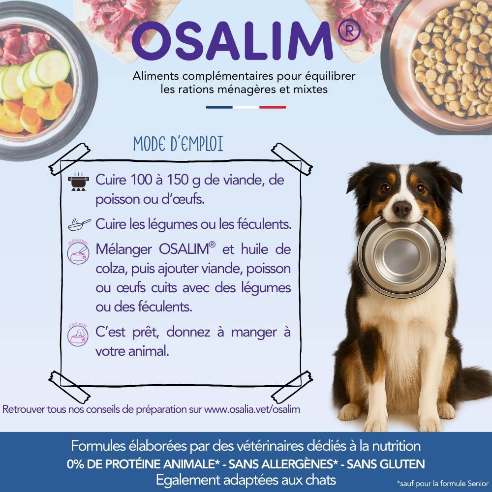 OSALIM® Senior+ Chien - Laboratoire Osalia 400 g - Image 5