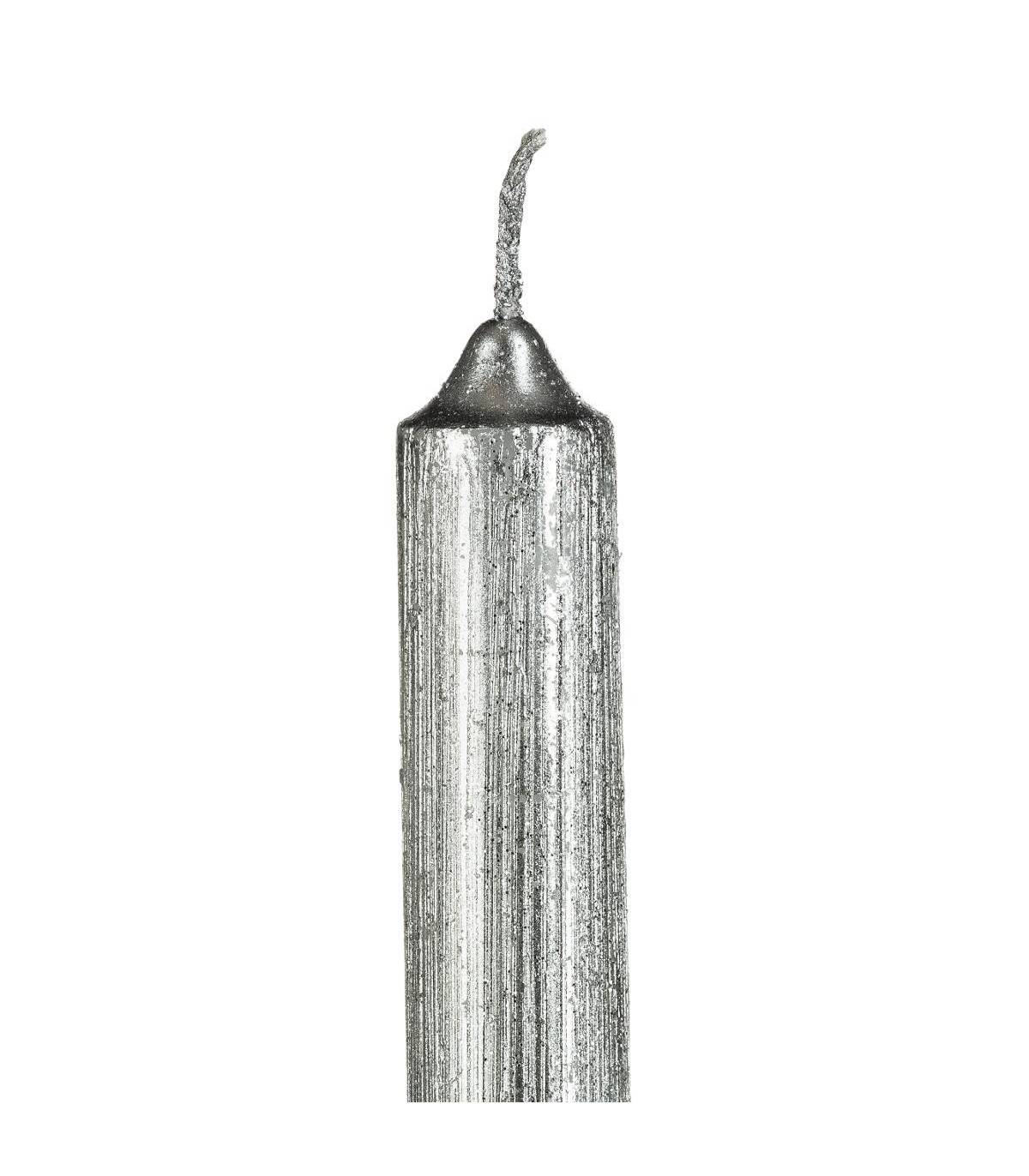 Fééric Lights & Christmas - Bougie Bâton x 4 Argent - Feeric Lights & Christmas - Image 6