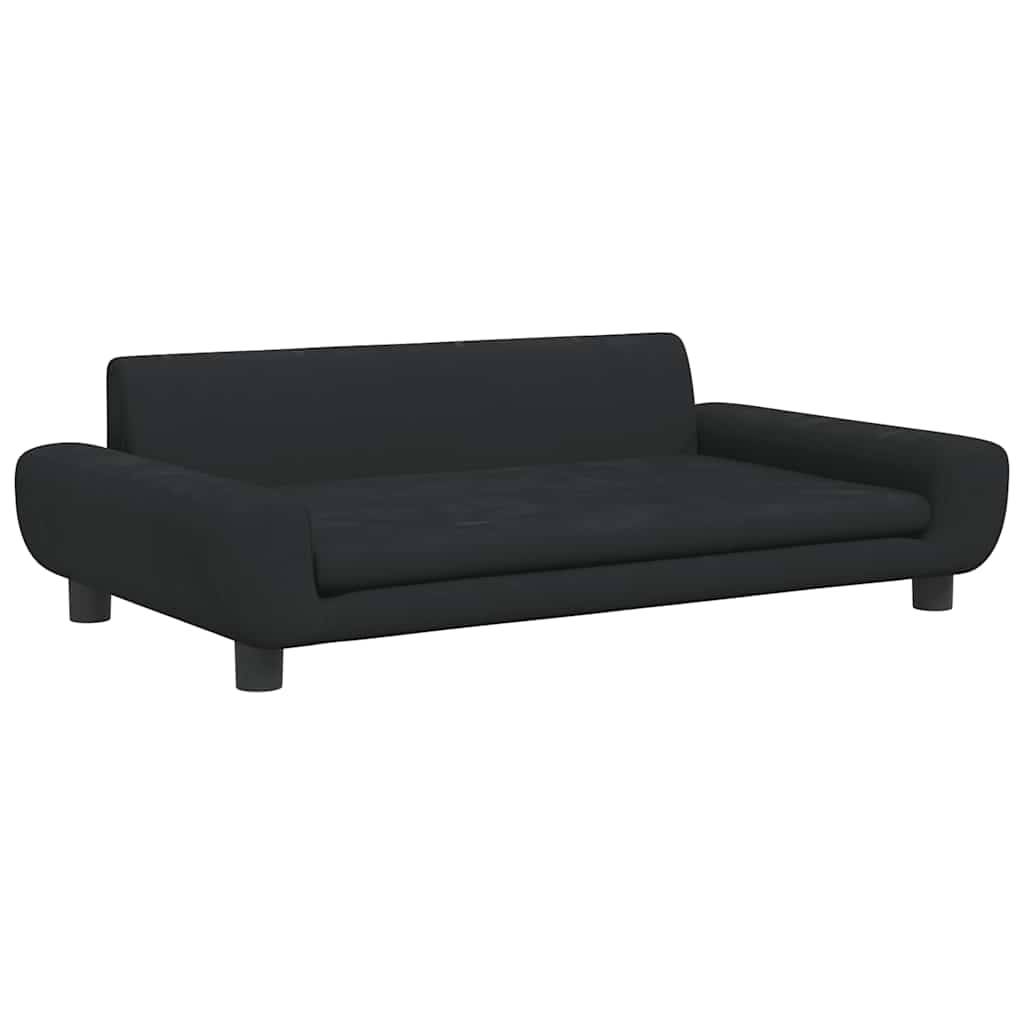 Vidaxl - Lit pour chien noir 100x54x33 cm velours vidaXL 171985 - Image 2