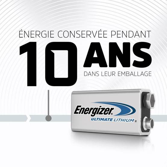 Energizer - Pile lithium 9 v, 1.5 V, ENERGIZER - Image 3